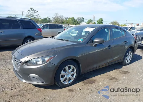 2015 Mazda Mazda3 I Sport из США, поврежденный, VIN 3MZBM1U74FM235546